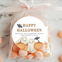 Calabaza Fantasma Fiesta de Halloween Personalizad