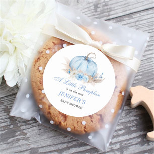 Pegatina Redonda Calabaza pequeña