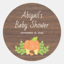 Calabaza | Rústica Baby Shower neutra de género