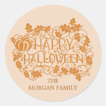 calabaza y vid feliz halloween