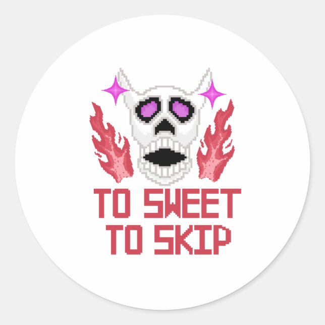 Pegatina Redonda Calabazas, cráneos y murciélagos de arte de piano (Anverso)