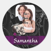 Calavera de tatuaje gótico