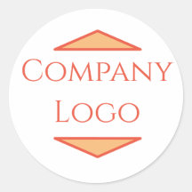 Calcomanías con logotipo de empresa personalizado