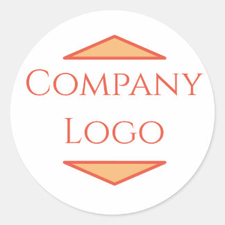Pegatina Redonda Calcomanías con logotipo de empresa personalizado