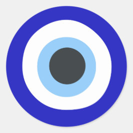 Pegatina Redonda calcomanías de ojo malo