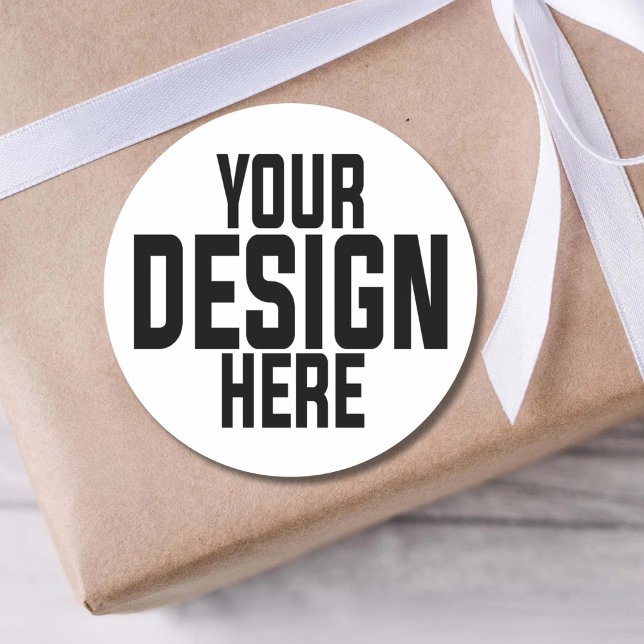 Pegatina Redonda Calcomanías Personalizadas con Logo para Pequeñas  (Subido por el creador)