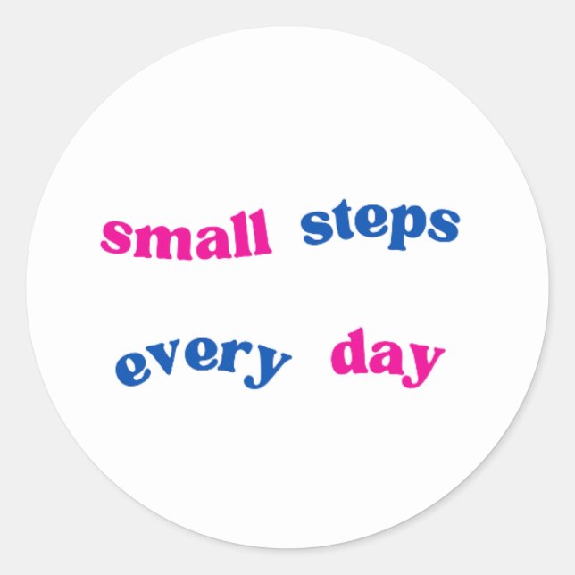 Pegatina Redonda Calcomanías Redondas Clásicas (Anverso)