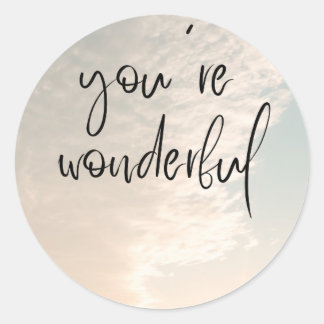 Pegatina Redonda Calcomanías redondas clásicas