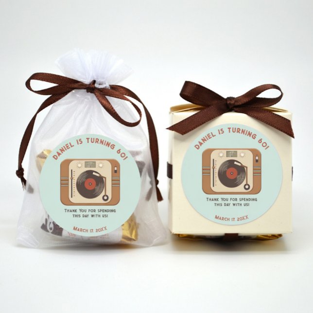 Pegatina Redonda Calcomanías Redondas de Agradecimiento de Vinilo R (Subido por el creador)