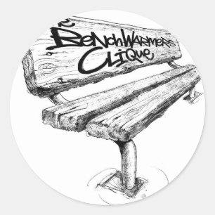 Pegatina Redonda calientalogo_afilado como punto de referencia