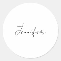 Caligrafía Elegante Llanto Blanco Negro Nombre sim