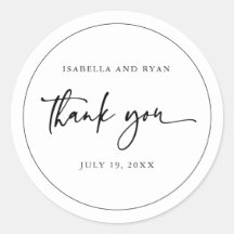 Caligrafía moderna de boda en blanco y negro
