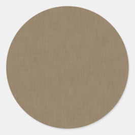 Pegatina Redonda Calm & simple Brown textured background