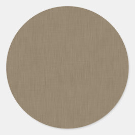 Pegatina Redonda Calm & simple brown textured background