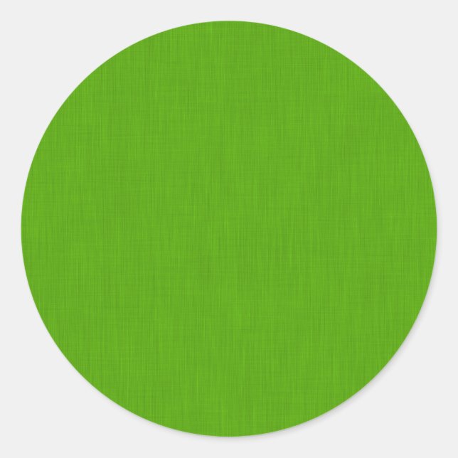 Pegatina Redonda Calm & simple lime green textured background  (Anverso)