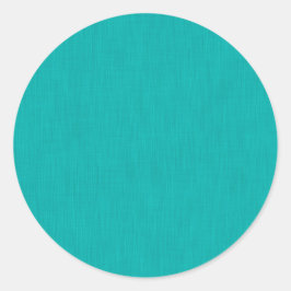 Pegatina Redonda Calm & simple Turquoise textured background