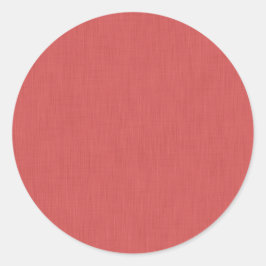 Pegatina Redonda Calm & simple visual red textured background