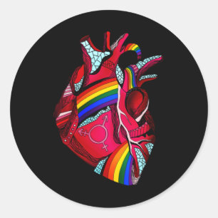 Pegatina Redonda Calor sin Dios 1