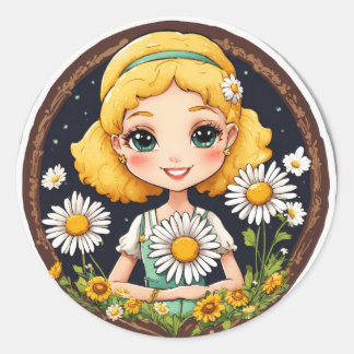 Pegatina Redonda ¡Calurosa bienvenida!