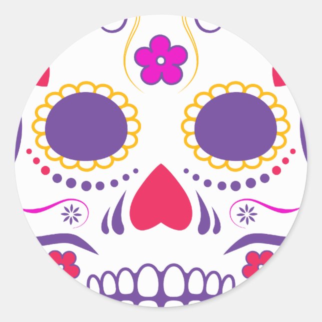 Pegatina Redonda calzoncillos de azúcar: 1 (Anverso)