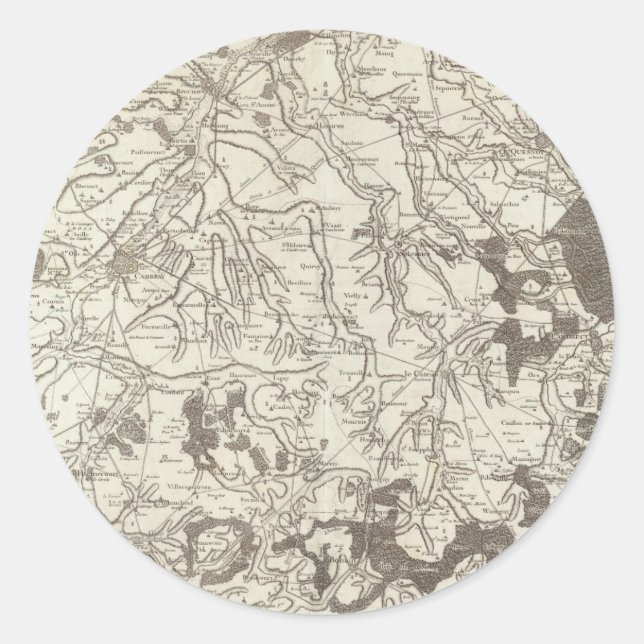 Pegatina Redonda Cambrai (Anverso)