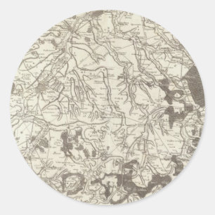 Pegatina Redonda Cambrai