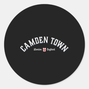 Pegatina Redonda Camden Town London Reino Unido