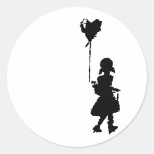 Pegatina Redonda caminar por tu corazón