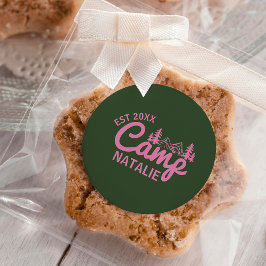 Pegatina Redonda Camineras personalizadas del partido Bachelorette