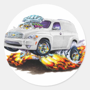 Pegatina Redonda Camión del panel blanco Chevy HHR
