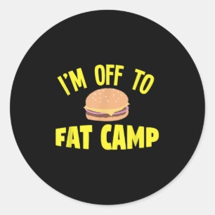 Pegatina Redonda Camisa De Campamento De Verano Gratis Para Niños Y