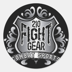 Pegatina Redonda camisas negras