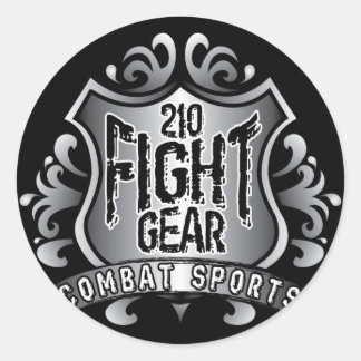 Pegatina Redonda camisas negras