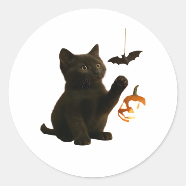 Pegatina Redonda Camiseta Clásica de Trasero Hex & Lantern (Anverso)