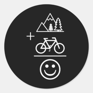 Pegatina Redonda Camiseta de bicicleta de montaña Ropa de ciclismo