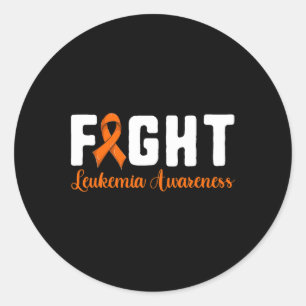 Pegatina Redonda Camiseta de concienciación sobre el cáncer de sang