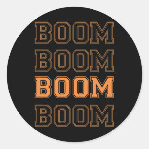 Pegatina Redonda Camiseta de fanático del equipo India Bumrah - Boo