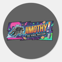 Camiseta de hombre Jimothy Raccoon 