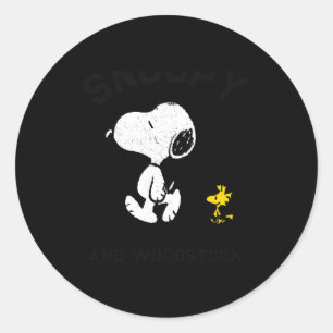 Pegatina Redonda Camiseta de niño pequeño Peanuts Est 1950