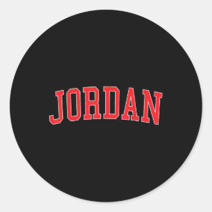 Pegatina Redonda Camiseta Jordan Red Varsity.png