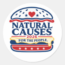 Camiseta política satírica "Causas Naturales"