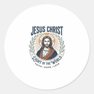 Pegatina Redonda Camiseta Valores Femeninos Moda Modesta Jesús Insp