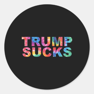 Pegatina Redonda Camisetas anti Trump