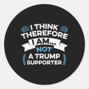 Pegatina Redonda Camisetas Anti Trump 2020 y Premios; Regalos De Me
