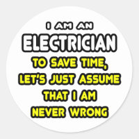 Camisetas y regalos graciosos de un electricista
