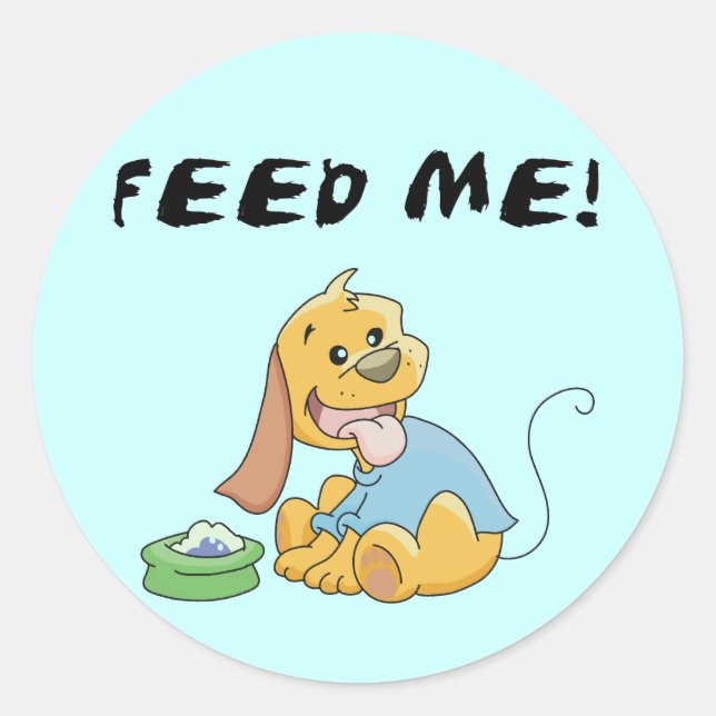 Pegatina Redonda Camisetas y regalos para alimentarme con pipa (Anverso)