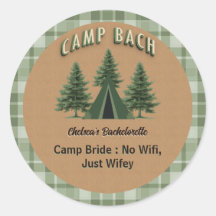 Campamento Rústico Plaid Bach, Carpa Evergreen Tex