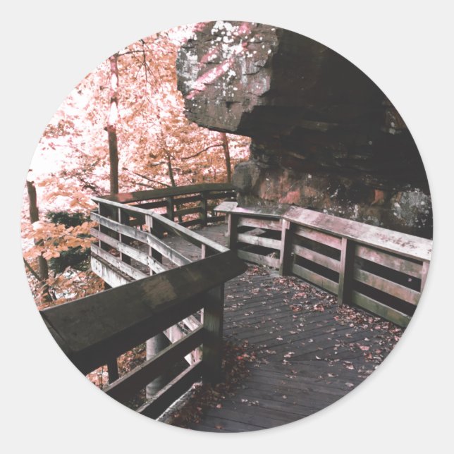 Pegatina Redonda campanada de brandywine (Anverso)