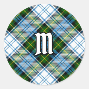 Pegatina Redonda Campbell Dress Tartan