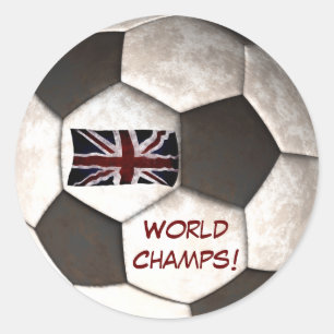 Pegatina Redonda Campeonato Mundial de Fútbol de Inglaterra